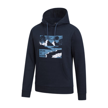 Navy - Lifestyle - Mountain Warehouse Mens Explore The Outdoors Hoodie