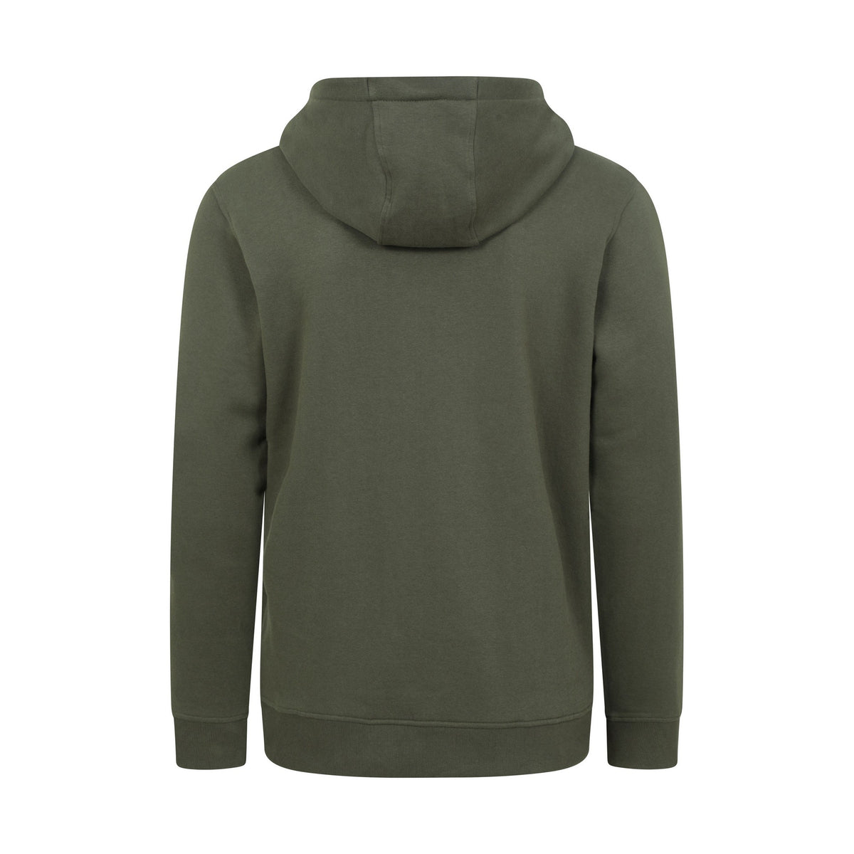 Khaki Green - Back - Mountain Warehouse Mens Dorset Plain Hoodie