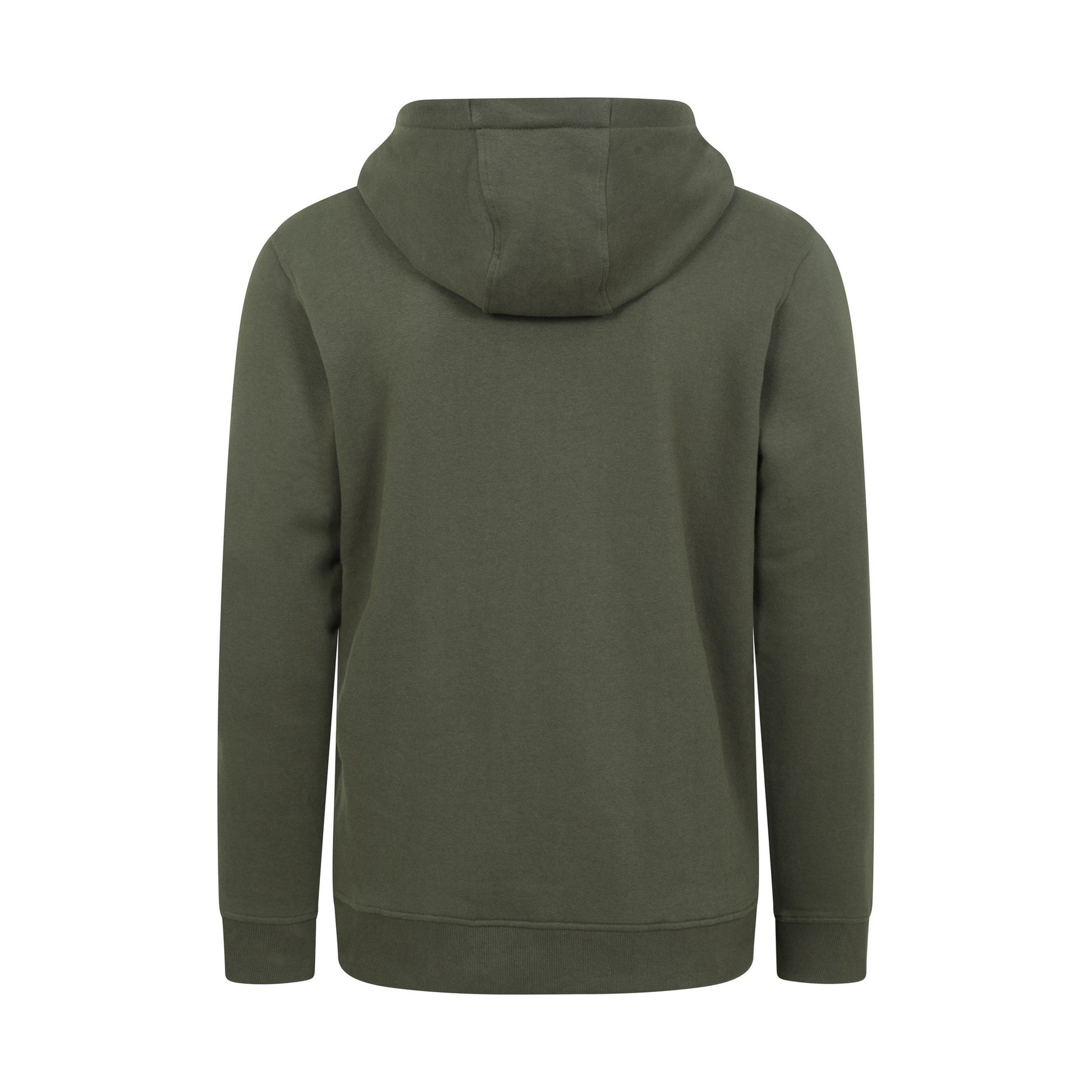 Khaki Green - Back - Mountain Warehouse Mens Dorset Plain Hoodie