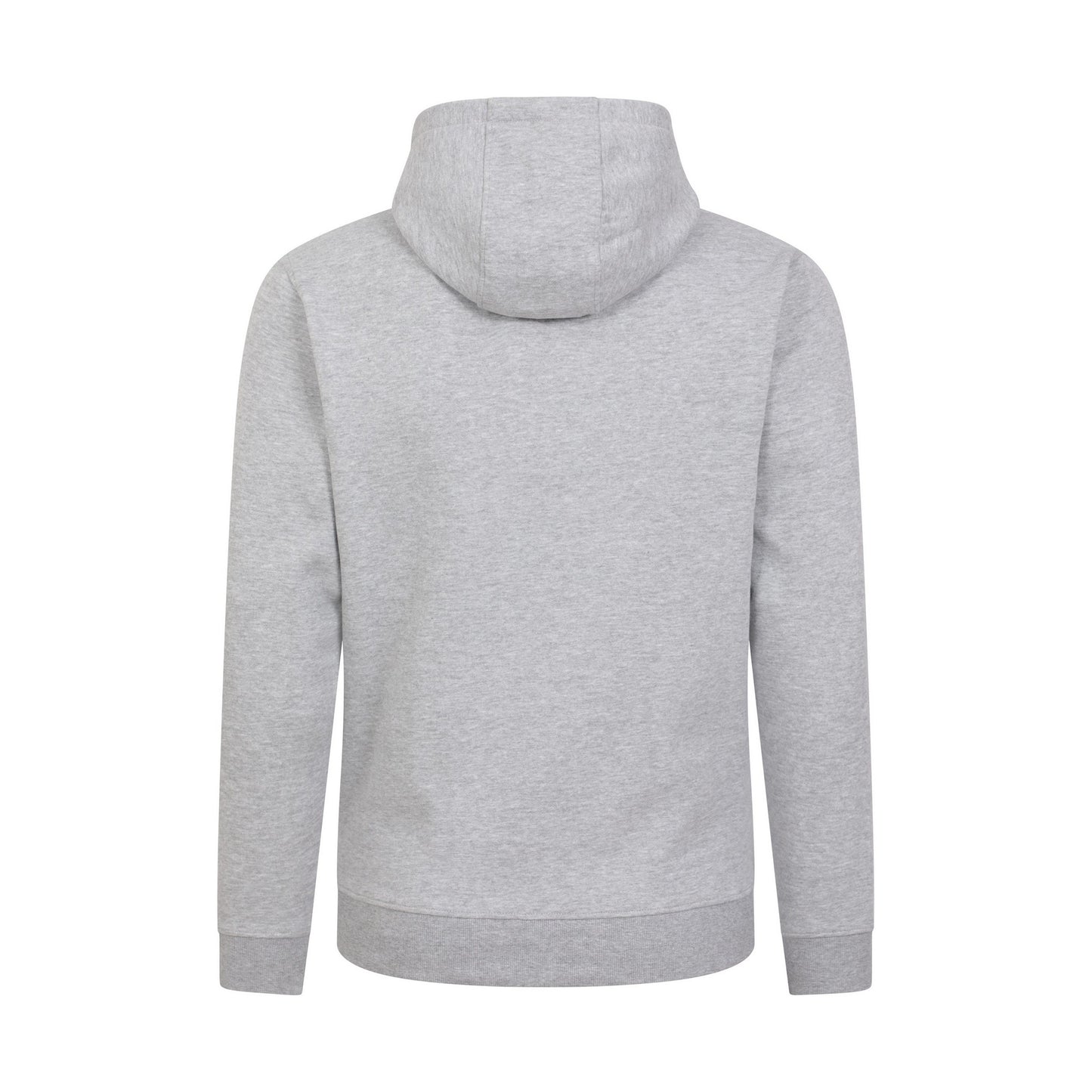 Light Grey - Back - Mountain Warehouse Mens Dorset Plain Hoodie