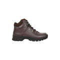Dark Brown - Front - Mountain Warehouse Womens-Ladies Latitude II Extreme Leather Waterproof Walking Boots