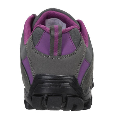 Grey - Side - Mountain Warehouse Womens-Ladies Belfour Suede Outdoor Walking Shoes