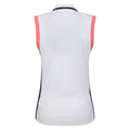 White - Back - Mountain Warehouse Womens-Ladies Classic Polo Neck Golf Vest Top