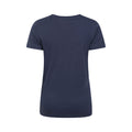 Navy - Back - Mountain Warehouse Womens-Ladies Whale Tail Organic T-Shirt