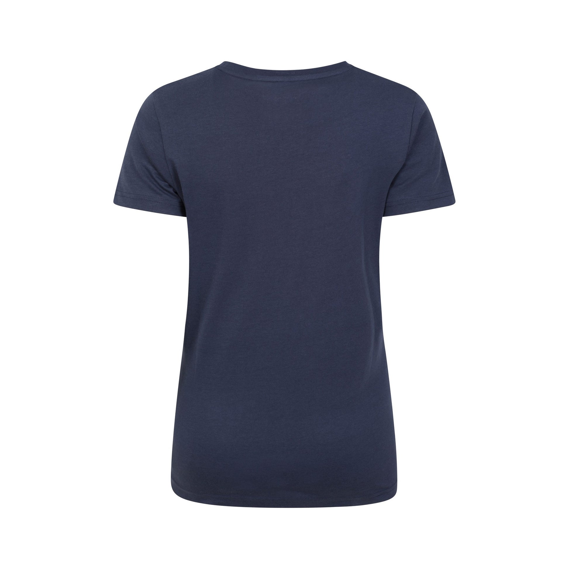 Navy - Back - Mountain Warehouse Womens-Ladies Whale Tail Organic T-Shirt