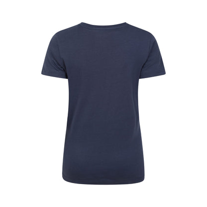 Navy - Back - Mountain Warehouse Womens-Ladies Whale Tail Organic T-Shirt
