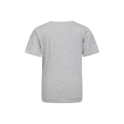 Grey - Back - Mountain Warehouse Childrens-Kids Beach Organic T-Shirt