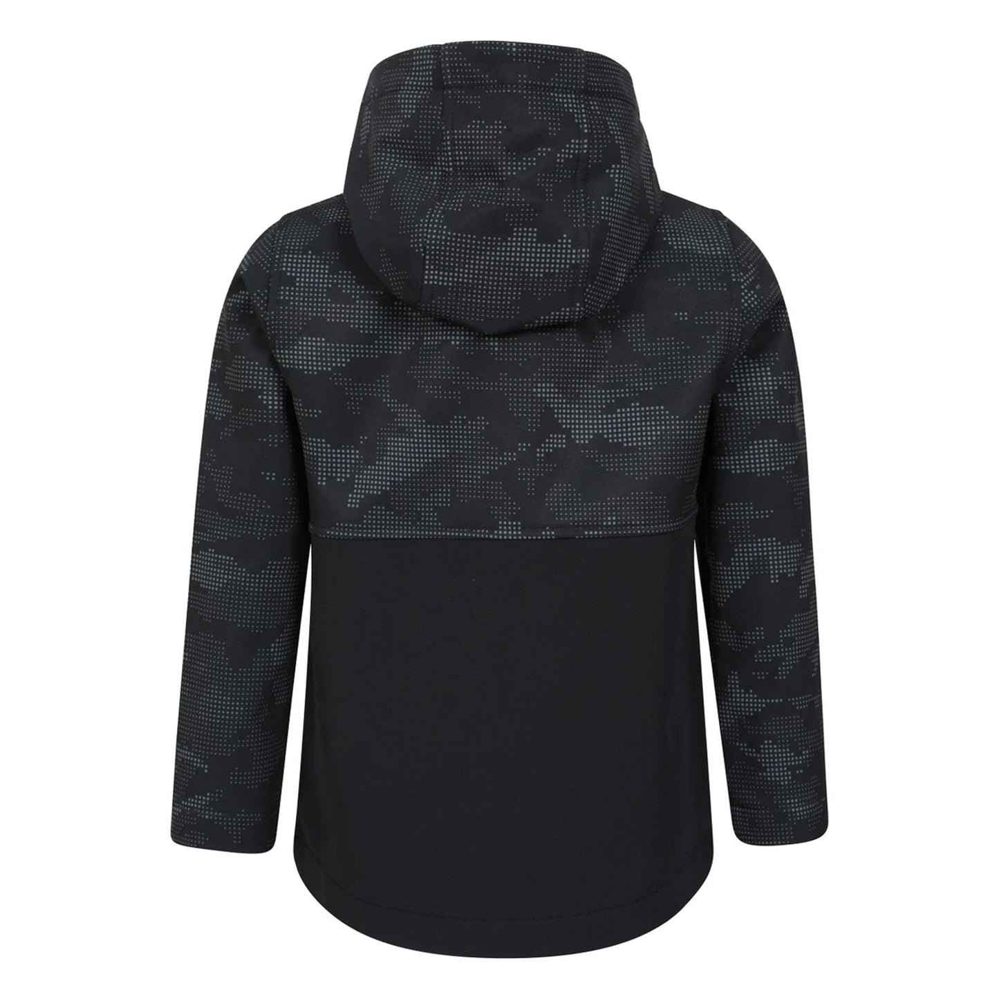 Black - Back - Mountain Warehouse Childrens-Kids Exodus Camouflage Soft Shell Jacket