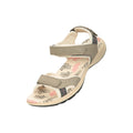 Beige - Front - Mountain Warehouse Womens-Ladies Athens Leaves Sandals