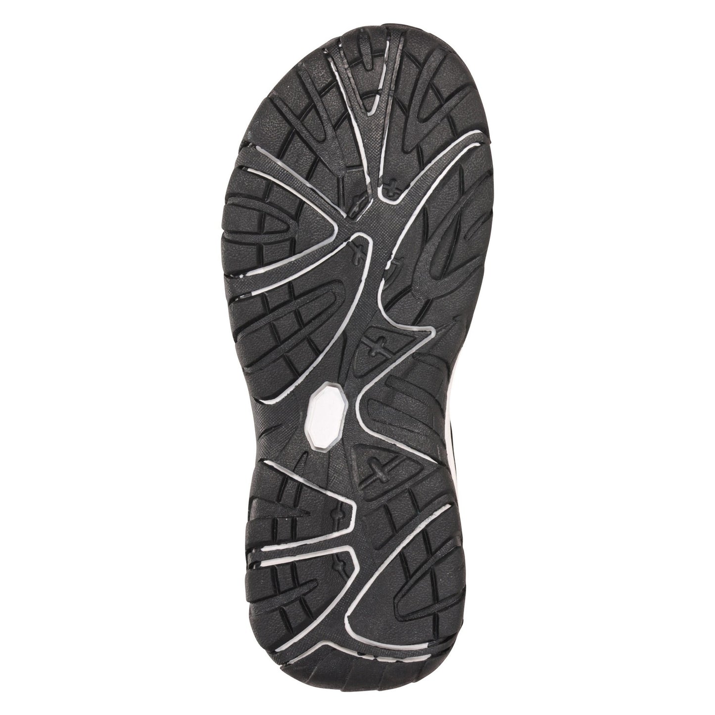 Black - Close up - Mountain Warehouse Childrens-Kids 3 Touch Fastening Strap Sandals