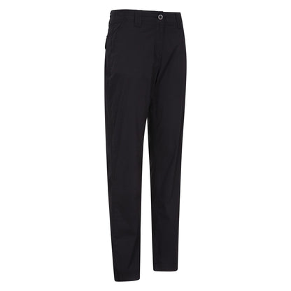 Black - Side - Mountain Warehouse Womens-Ladies Coast Stretch Trousers