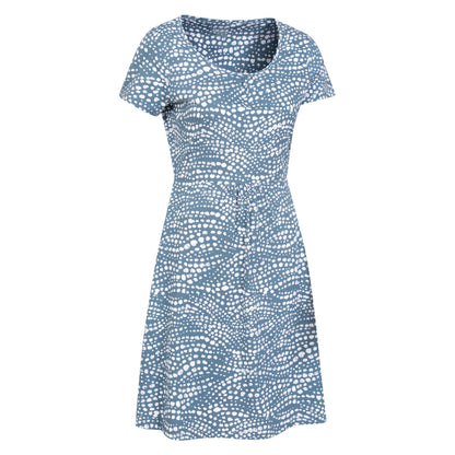 Pale Blue - Lifestyle - Mountain Warehouse Womens-Ladies Essentials Lora Polka Dot Skater Dress