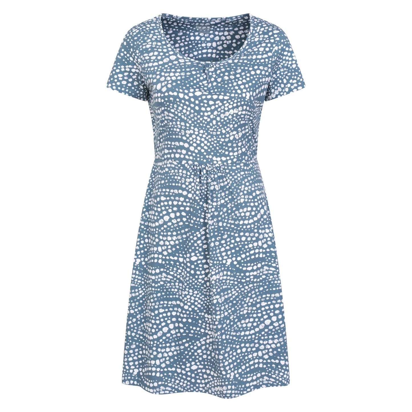 Pale Blue - Front - Mountain Warehouse Womens-Ladies Essentials Lora Polka Dot Skater Dress