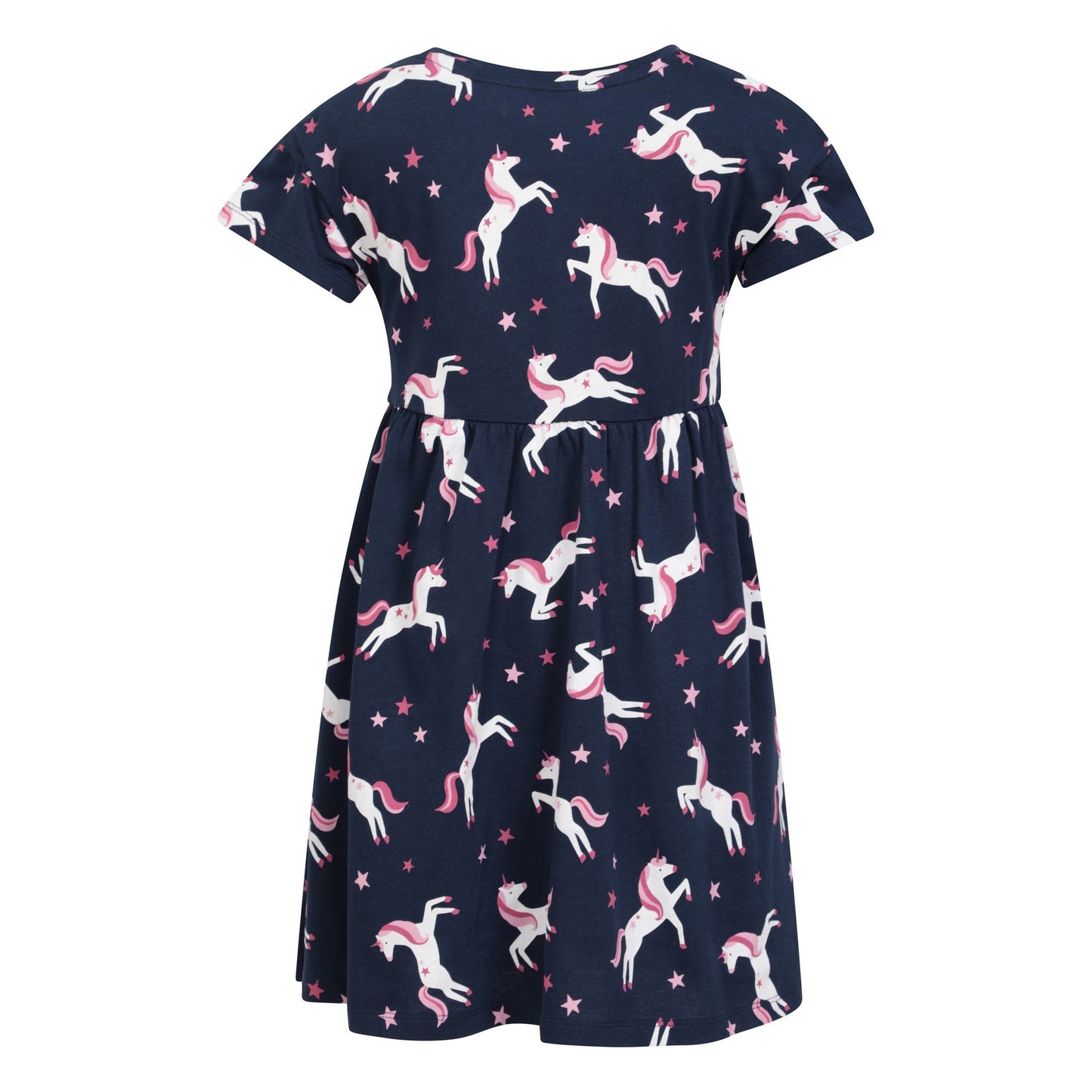 Navy - Back - Mountain Warehouse Girls Essentials Lora Unicorn Dress