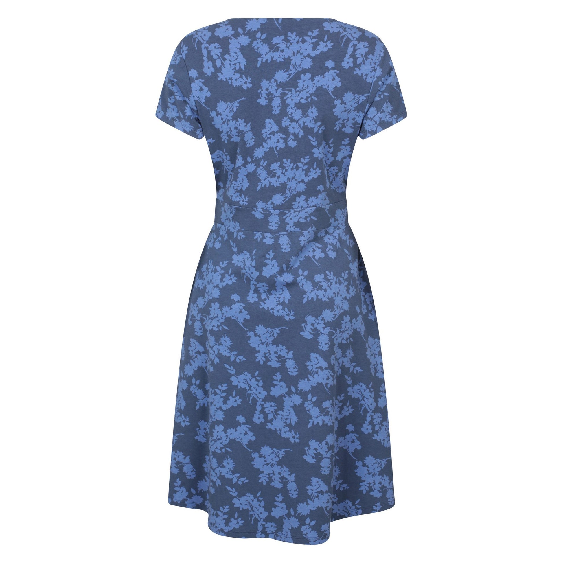 Blue - Back - Mountain Warehouse Womens-Ladies Orchid Flowers UV Protection Dress