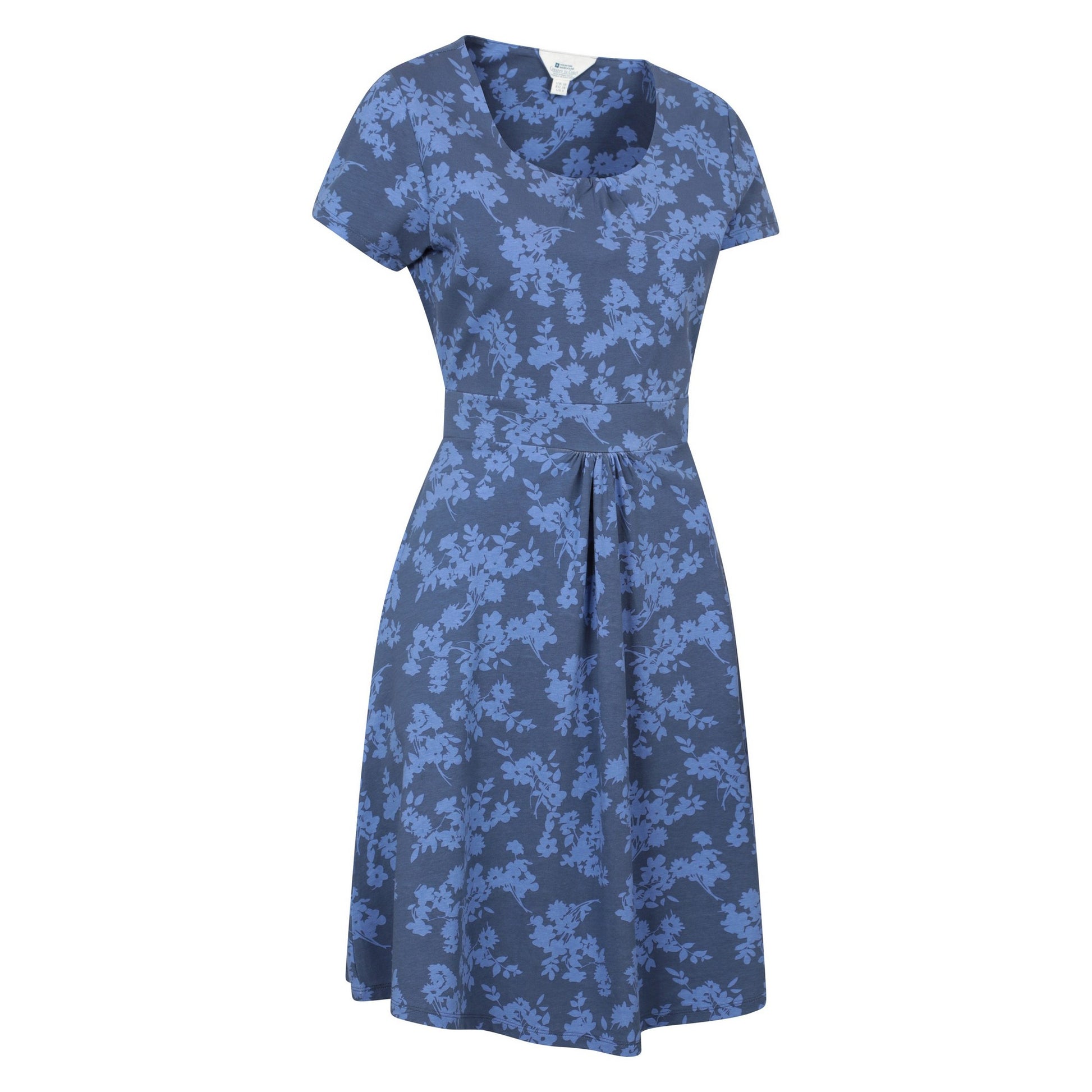 Blue - Side - Mountain Warehouse Womens-Ladies Orchid Flowers UV Protection Dress