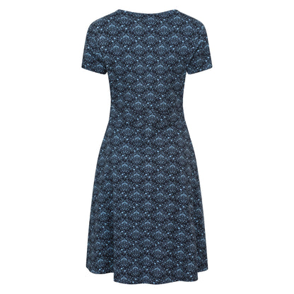 Navy - Back - Mountain Warehouse Womens-Ladies Orchid Floral UV Protection Dress