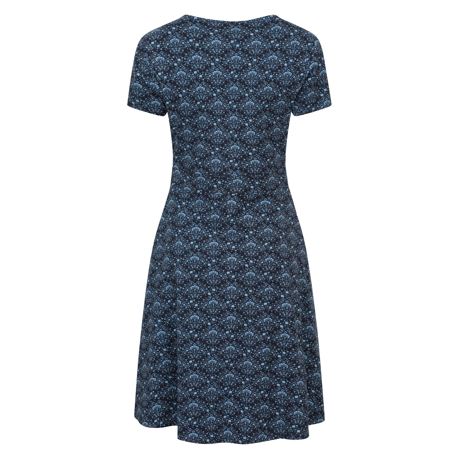 Navy - Back - Mountain Warehouse Womens-Ladies Orchid Floral UV Protection Dress
