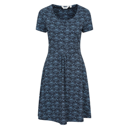 Navy - Front - Mountain Warehouse Womens-Ladies Orchid Floral UV Protection Dress