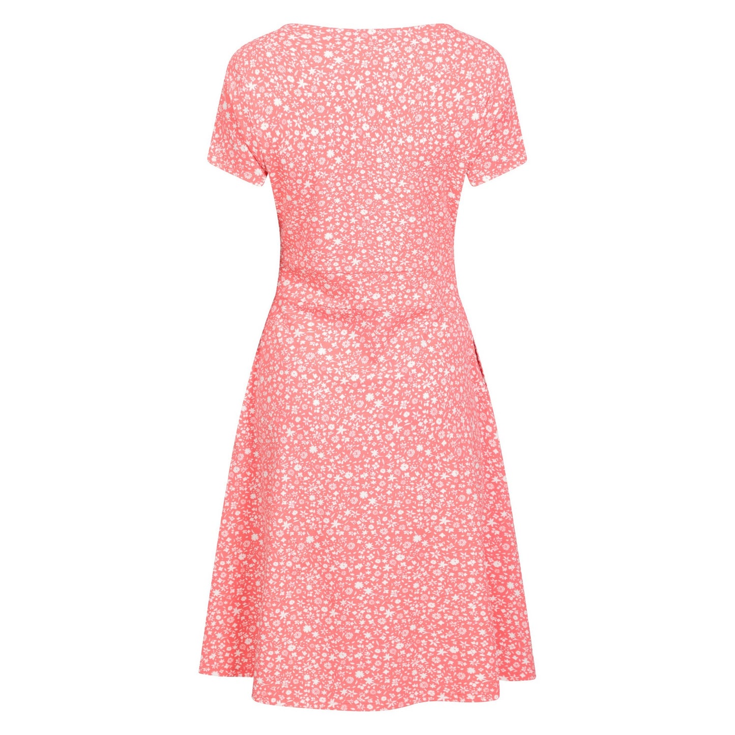 Red - Back - Mountain Warehouse Womens-Ladies Orchid All-Over Print UV Protection Dress