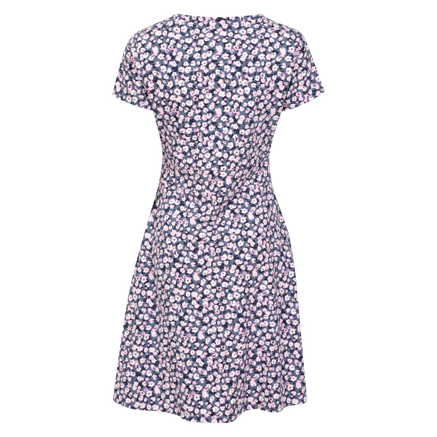 Grey - Back - Mountain Warehouse Womens-Ladies Orchid Flowers UV Protection Dress