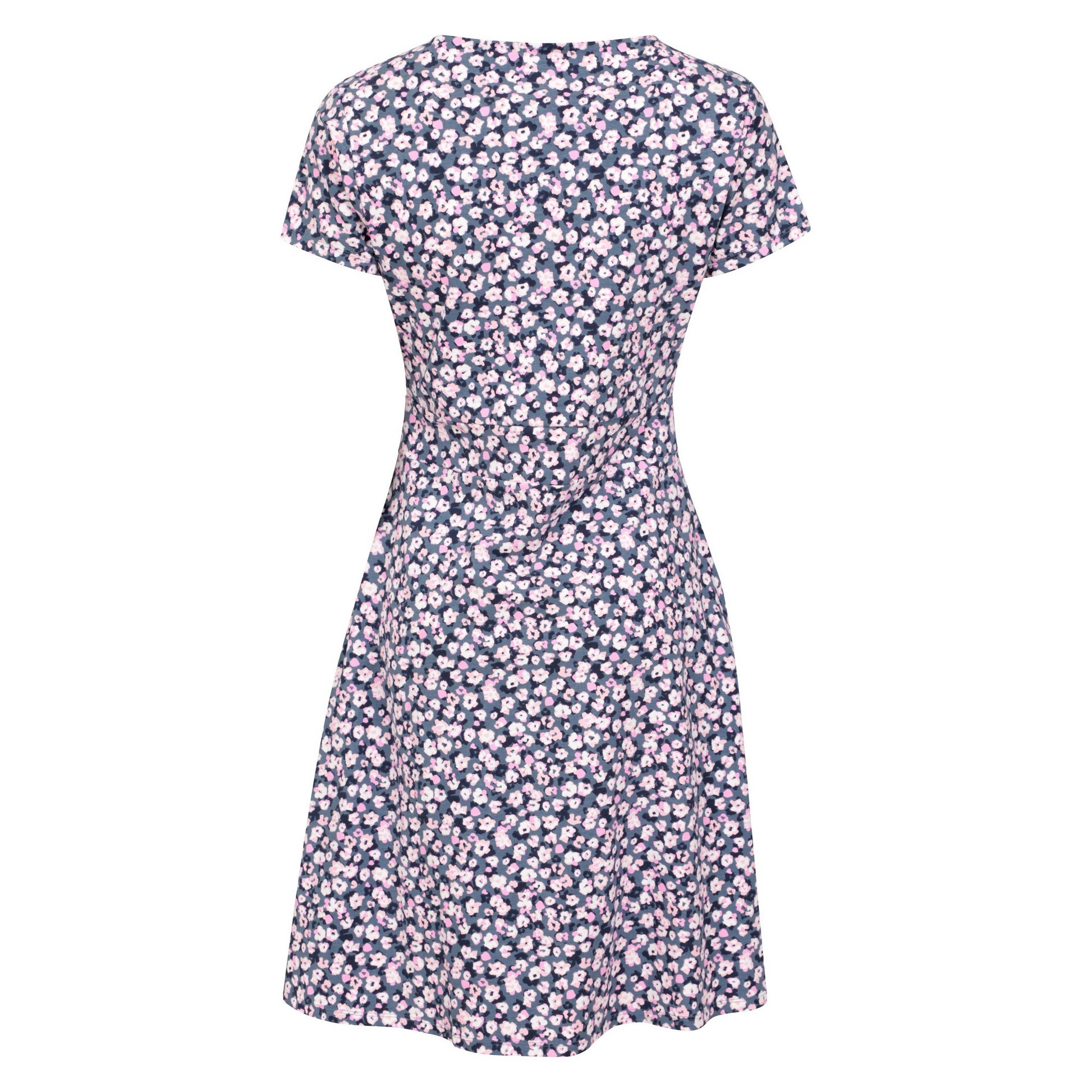 Grey - Back - Mountain Warehouse Womens-Ladies Orchid Flowers UV Protection Dress