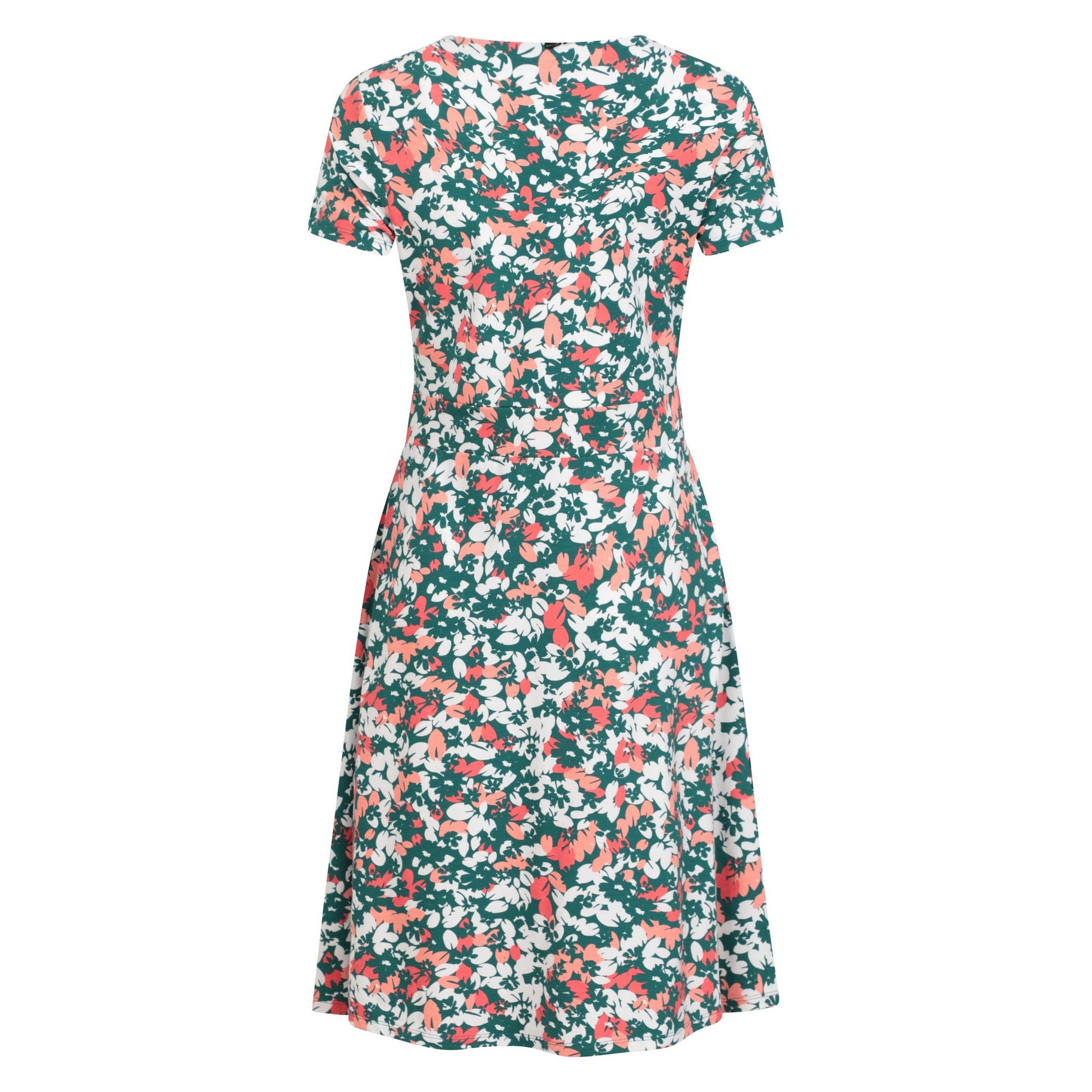 Dark Teal - Back - Mountain Warehouse Womens-Ladies Orchid Leaf Print UV Protection Dress