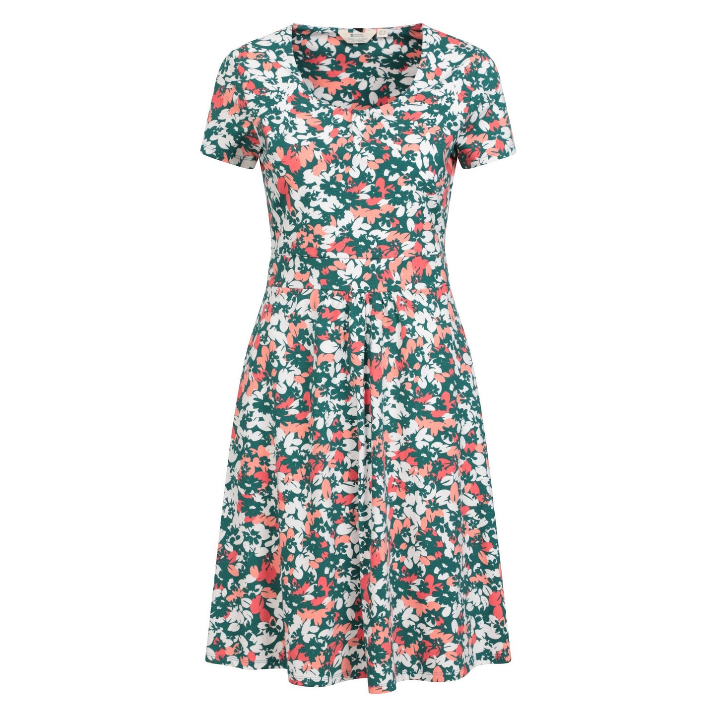 Dark Teal - Front - Mountain Warehouse Womens-Ladies Orchid Leaf Print UV Protection Dress