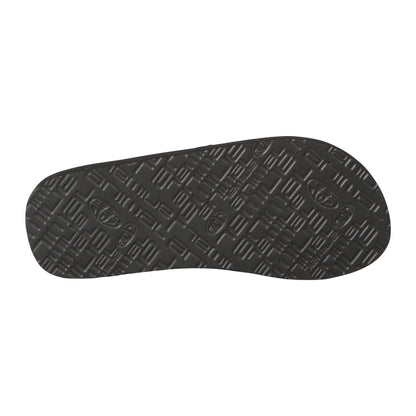 Black - Side - Animal Womens-Ladies Swish Aztec Recycled Flip Flops
