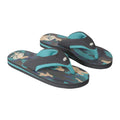 Green - Front - Animal Childrens-Kids Jekyl Recycled Flip Flops