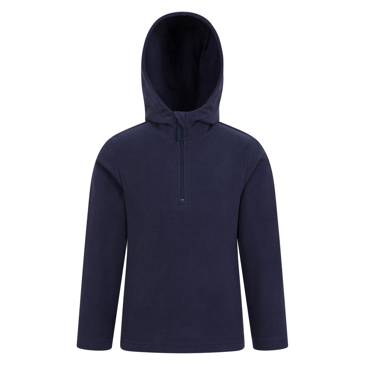 Navy-Red - Back - Mountain Warehouse Childrens-Kids Camber Quarter Zip Hoodie (Pack Of 2)