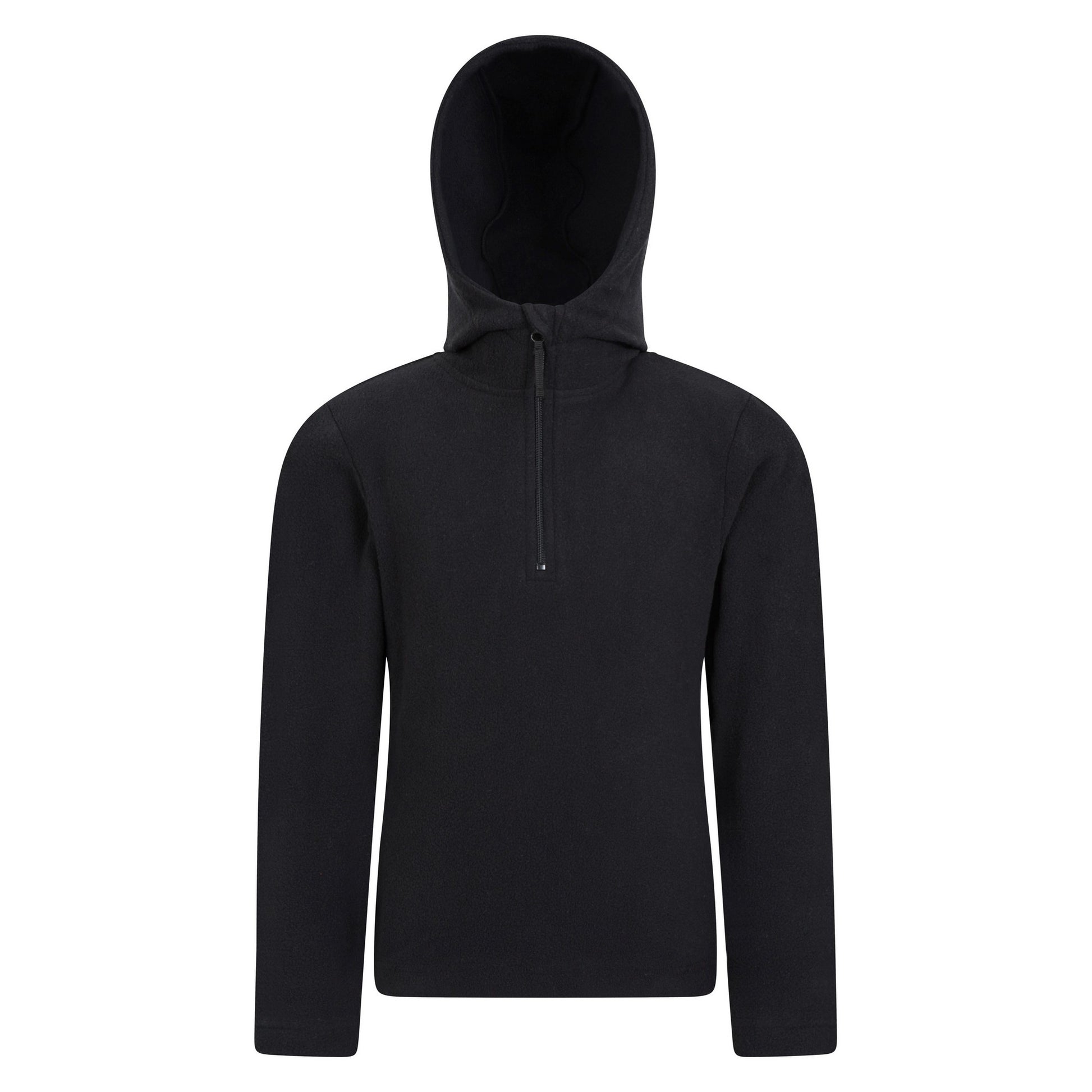Black - Back - Mountain Warehouse Childrens-Kids Camber Quarter Zip Hoodie (Pack Of 2)