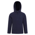 Dark Blue - Side - Mountain Warehouse Childrens-Kids Camber Quarter Zip Hoodie (Pack Of 2)