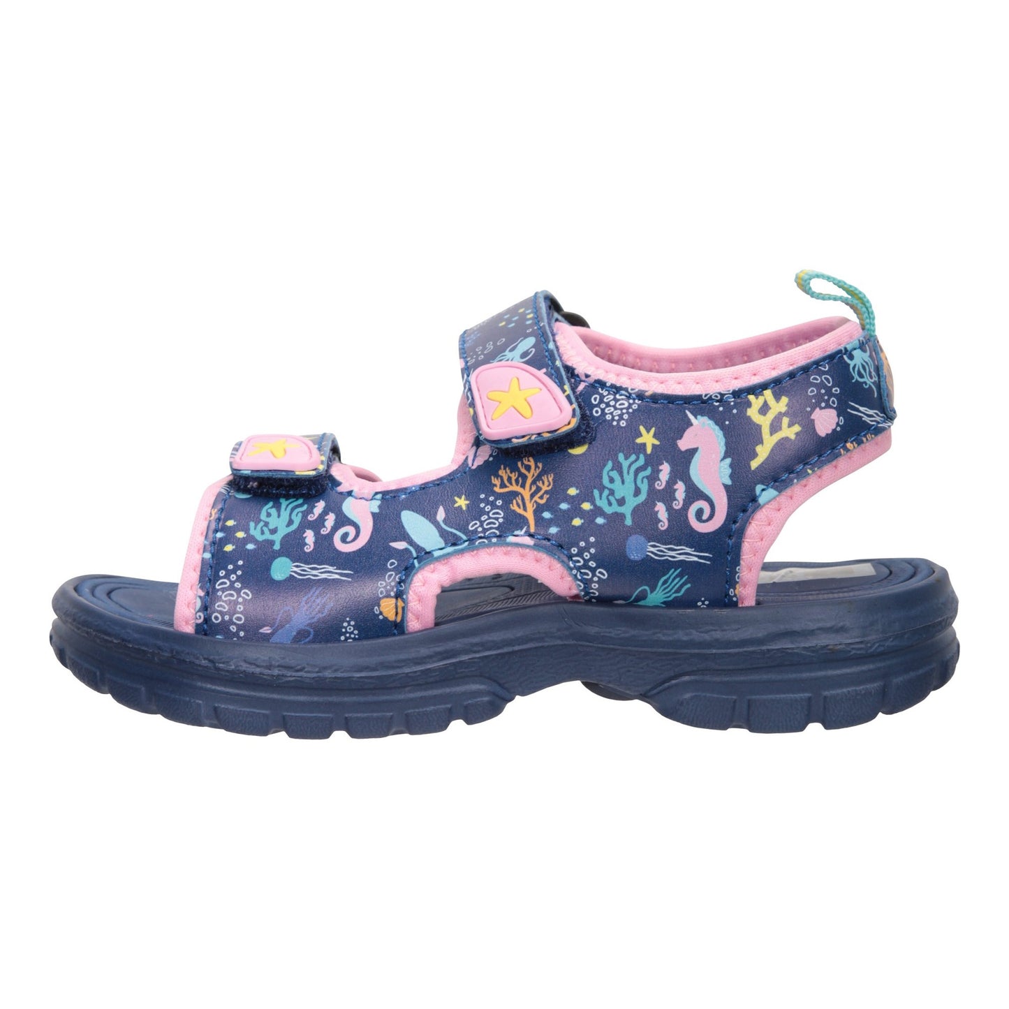 Blue - Side - Mountain Warehouse Childrens-Kids Sand Sea Creatures Sandals