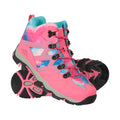 Pink - Close up - Mountain Warehouse Childrens-Kids Oscar Walking Boots