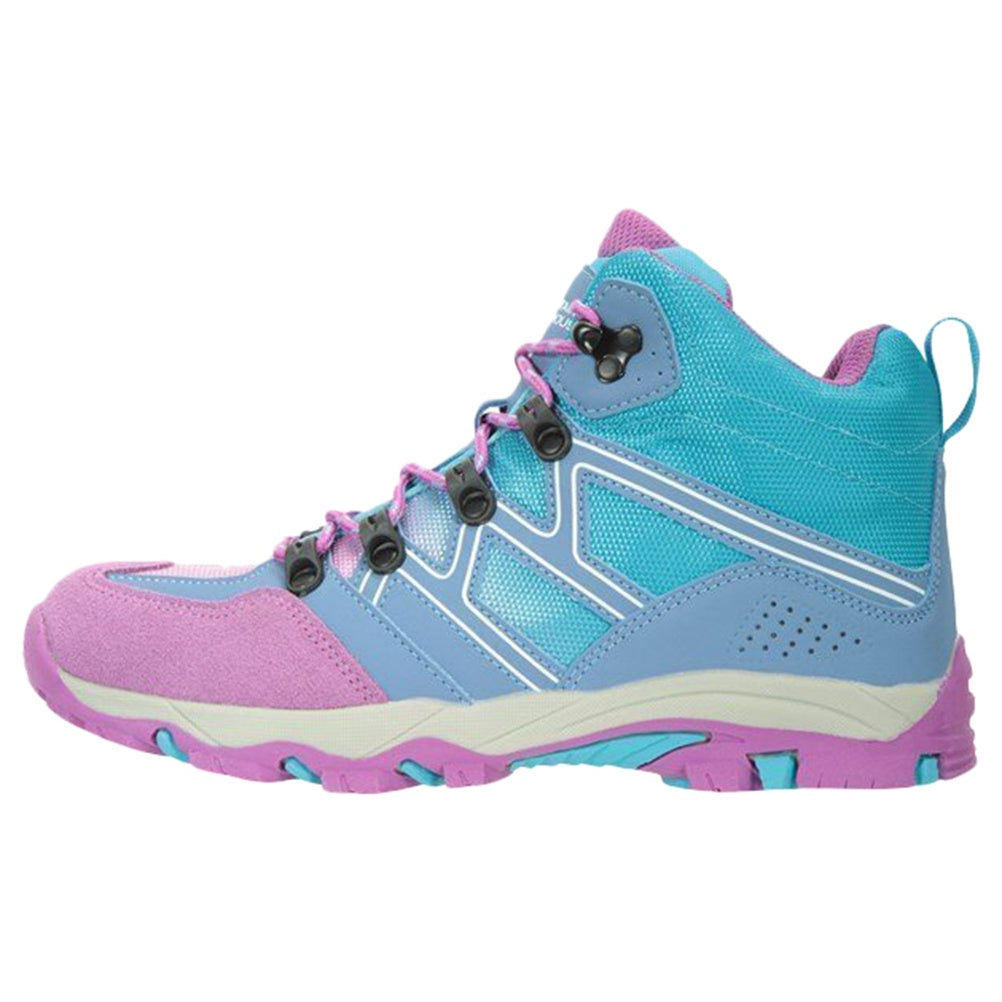 Lilac - Side - Mountain Warehouse Childrens-Kids Oscar Walking Boots