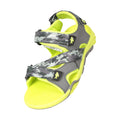 Grey - Front - Mountain Warehouse Childrens-Kids Seaside Camo Sandals
