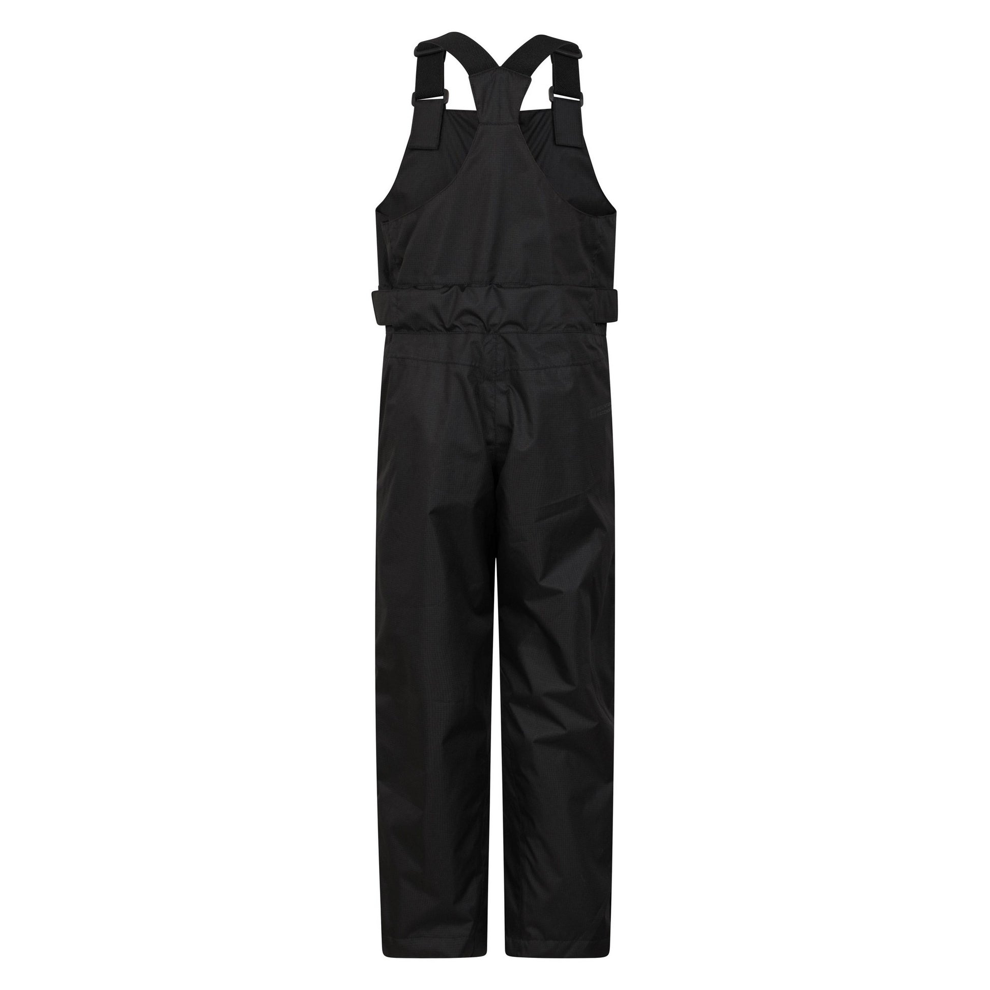 Black - Back - Mountain Warehouse Childrens-Kids Spray Waterproof Dungarees