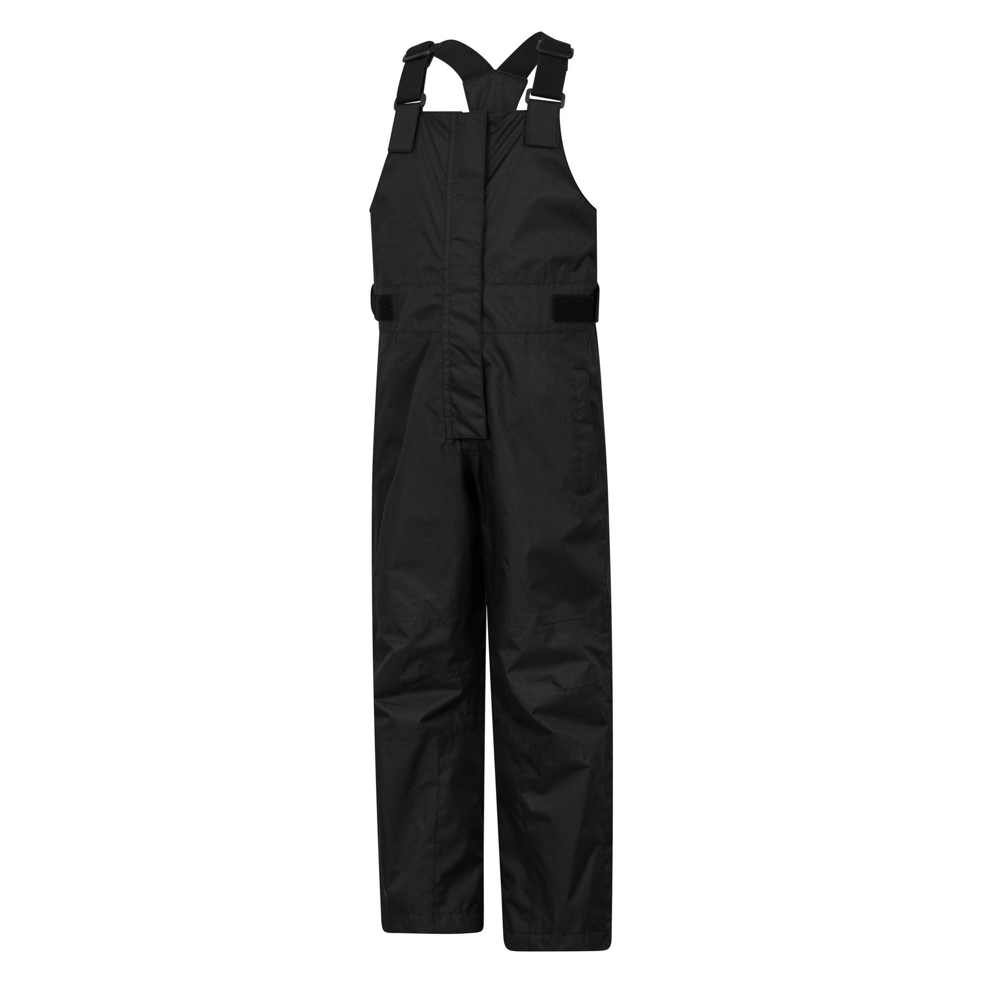 Black - Side - Mountain Warehouse Childrens-Kids Spray Waterproof Dungarees