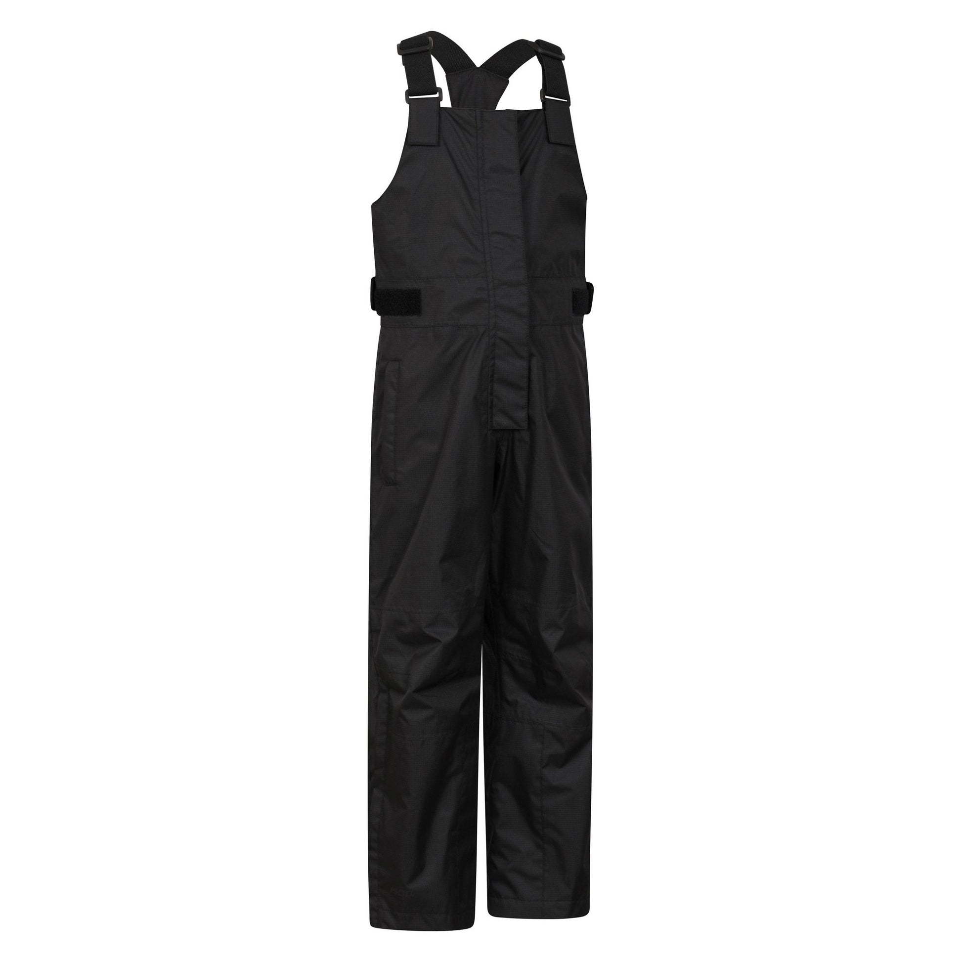 Black - Lifestyle - Mountain Warehouse Childrens-Kids Spray Waterproof Dungarees