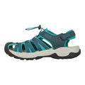 Teal - Side - Mountain Warehouse Womens-Ladies Seaside Drainage Sandals