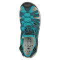 Teal - Pack Shot - Mountain Warehouse Womens-Ladies Seaside Drainage Sandals