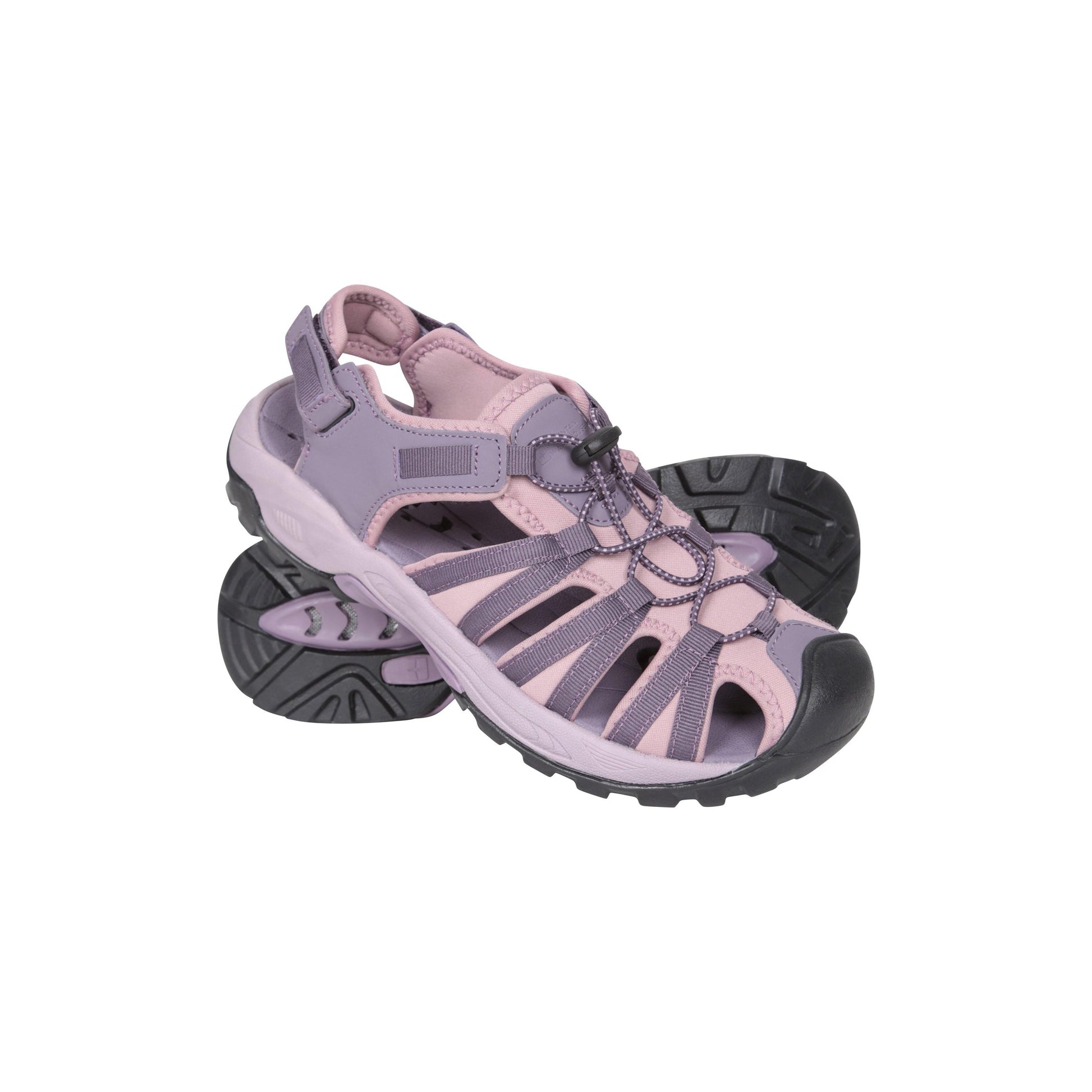 Dusky Purple - Front - Mountain Warehouse Womens-Ladies Seaside Drainage Sandals