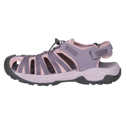 Dusky Purple - Side - Mountain Warehouse Womens-Ladies Seaside Drainage Sandals