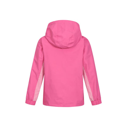 Light Pink - Back - Mountain Warehouse Childrens-Kids Lightning 3 in 1 Waterproof Jacket