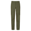 Khaki Green - Front - Mountain Warehouse Mens Trek II Short Cargo Trousers