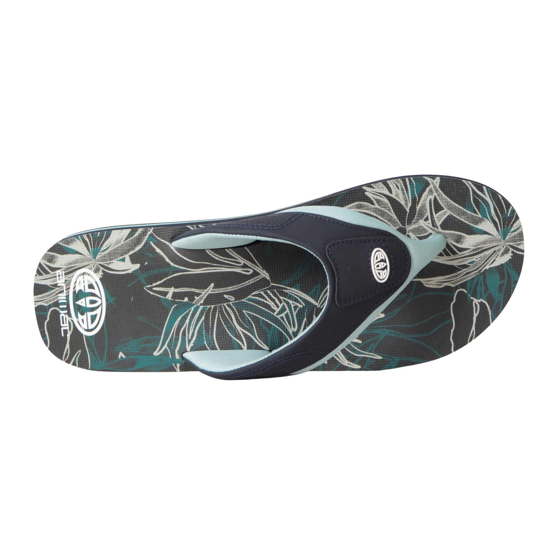 Blue - Back - Animal Mens Jekyl Recycled Flip Flops