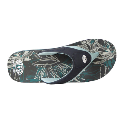 Blue - Back - Animal Mens Jekyl Recycled Flip Flops