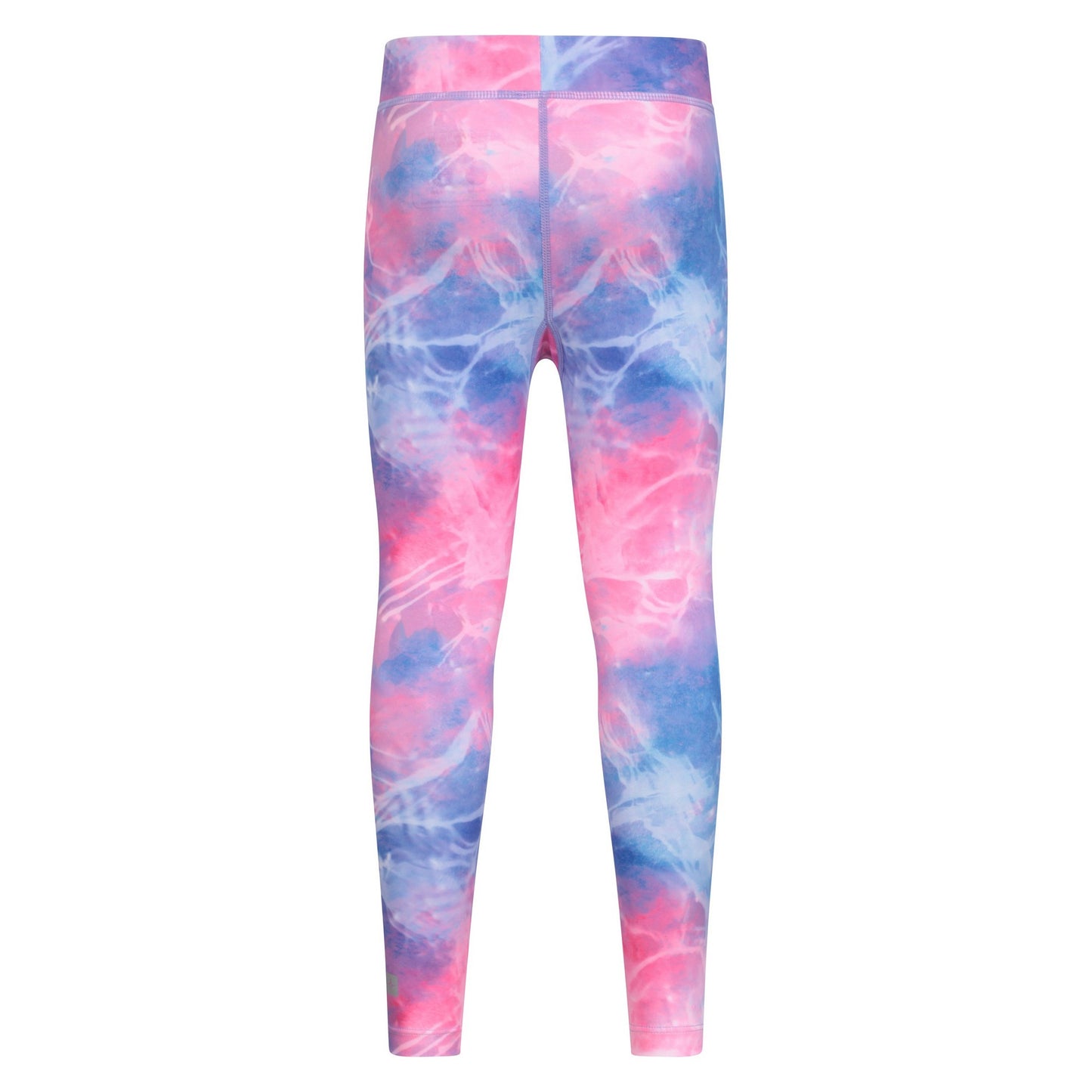 Light Pink - Back - Mountain Warehouse Childrens-Kids Flick Flack Marble Effect Leggings