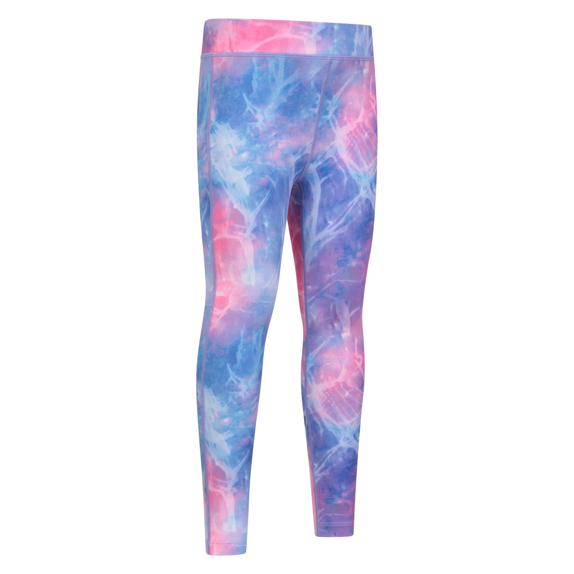 Light Pink - Lifestyle - Mountain Warehouse Childrens-Kids Flick Flack Marble Effect Leggings